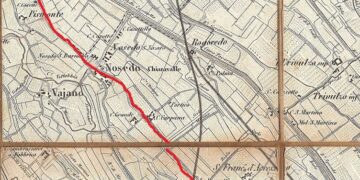 La strada per Bagnolo e Chiaravalle