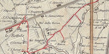 La strada per visitare quanto rimasto della Barona