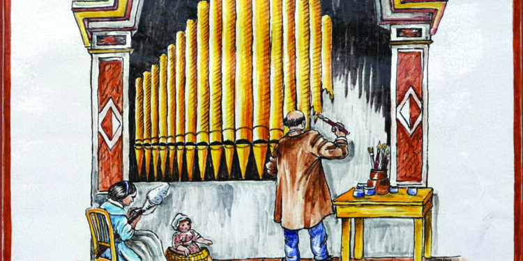 A BAGGIO LE CERAMICHE PARIETALI RACCONTANO DI QUANDO ERA COMUNE